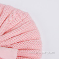 Winter Knitted Beanie with bowknot for baby